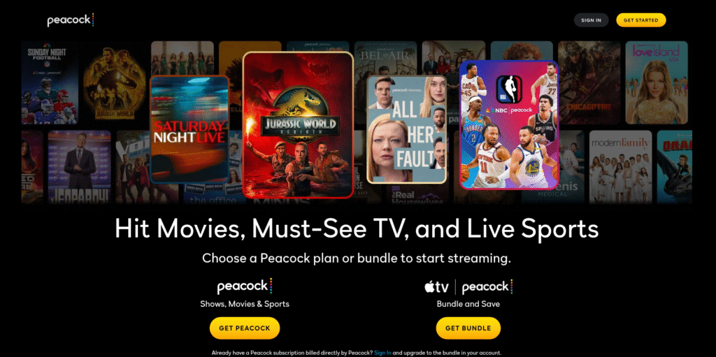 Peacock-Tv-Official-Website